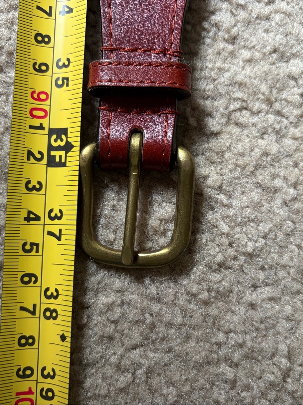 Smathers & Branson Crossed Tennis Racquets Needlepoint Belt Size 32 Navy Brass - Picture 8 of 8